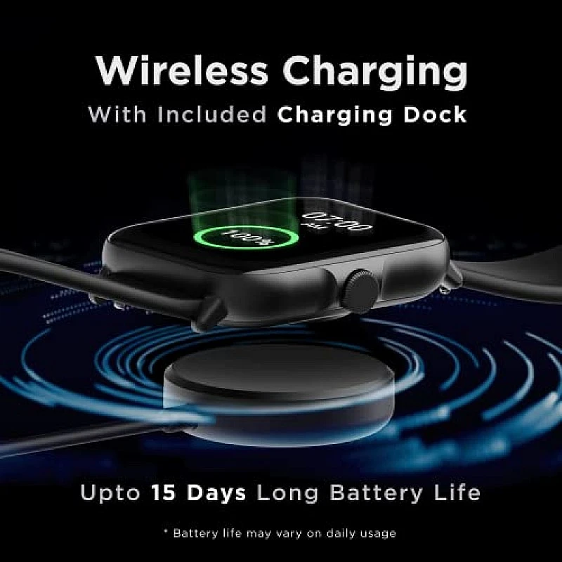 boAt Wave Ultima Max with 1.9 2.5D Curved Display, Wireless Charging Pitch Black boAt Wave Ultima Max with 1.9 2.5D Curved Display, Wireless Charging Pitch Black