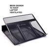 Callas Ventilated Height Adjustable Laptop Cooling Pad/Laptop Stand Metal Mesh | Strong Material Stand (Black Pack of 1) Callas Ventilated Height Adjustable Laptop Cooling Pad/Laptop Stand Metal Mesh | Strong Material Stand (Black Pack of 1)