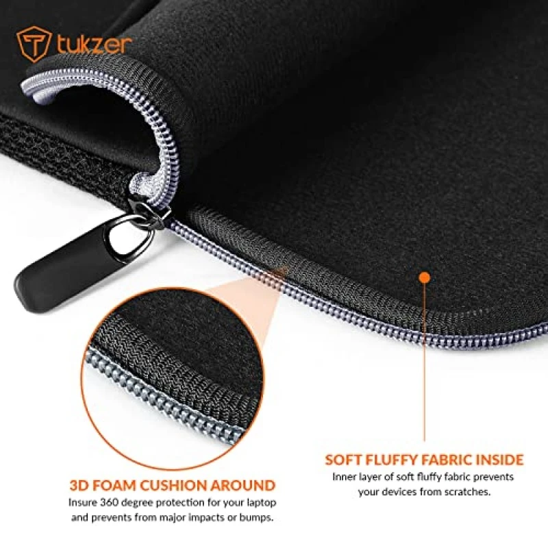 Tukzer Amazon Fire 7-inch Kindle Sleeve Case Cover Pouch Lightweight Easy to Carry (Black) Tukzer Amazon Fire 7-inch Kindle Sleeve Case Cover Pouch Lightweight Easy to Carry (Black)