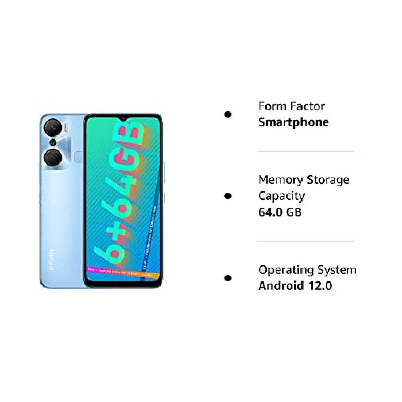 Infinix Hot 12 Pro (Electric Blue, 6GB RAM 64GB Storage) Refurbished
