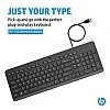 HP 150 Wired USB Keyboard Black HP 150 Wired USB Keyboard Black