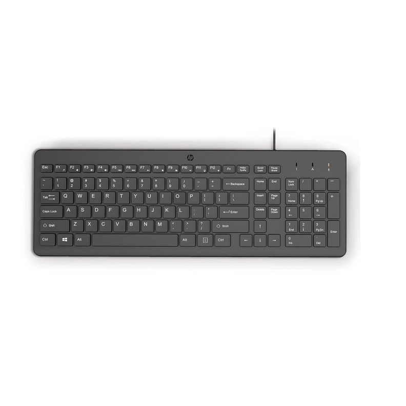 HP 150 Wired USB Keyboard Black HP 150 Wired USB Keyboard Black