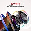 boAt Stone Symphony Portable Bluetooth Speaker with 20W RMS Stereo Sound Party LEDs Midnight Black boAt Stone Symphony Portable Bluetooth Speaker with 20W RMS Stereo Sound Party LEDs Midnight Black