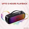 boAt Stone Symphony Portable Bluetooth Speaker with 20W RMS Stereo Sound Party LEDs Midnight Black boAt Stone Symphony Portable Bluetooth Speaker with 20W RMS Stereo Sound Party LEDs Midnight Black