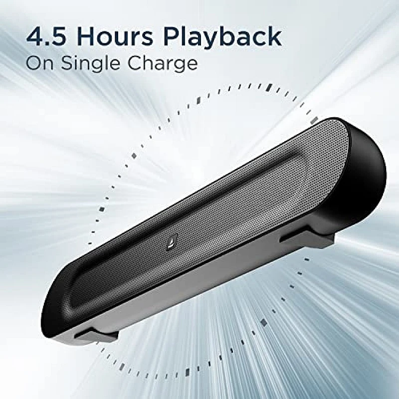 boAt Aavante Bar 553 Portable Bluetooth Speaker, Soundbar with 16W RMS Stereo Sound, Dual EQ Modes, (Pitch Black) boAt Aavante Bar 553 Portable Bluetooth Speaker, Soundbar with 16W RMS Stereo Sound, Dual EQ Modes, (Pitch Black)
