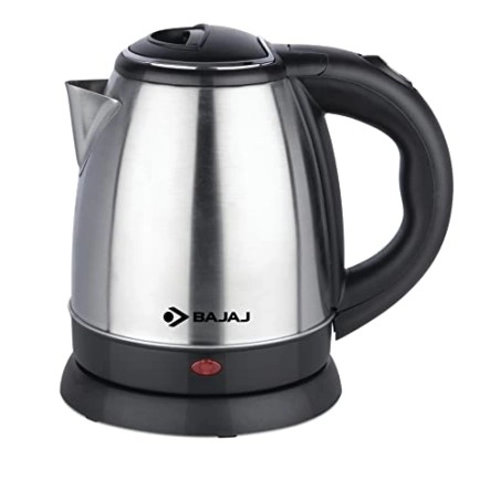 Bajaj KTX 1.8 Litre DLX Electric Kettle 1350 W Kettle with Stainless Steel Black