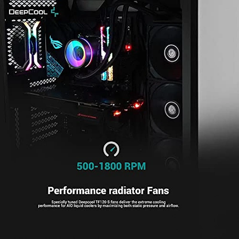 DEEPCOOL Castle 360EX, Addressable RGB AIO Liquid CPU Cooler DEEPCOOL Castle 360EX, Addressable RGB AIO Liquid CPU Cooler