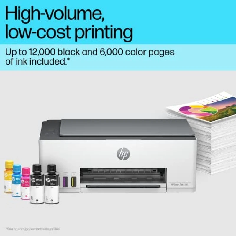 HP Smart Tank 580 All-in-one WiFi Colour Printer HP Smart Tank 580 All-in-one WiFi Colour Printer