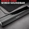 Honeywell Moxie V500 10W Portable USB Wired Soundbar, Speaker for PC, Desktop and Laptop with Volume Control and 3.5 mm AUX, 2.0