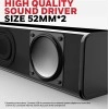 Honeywell Moxie V500 10W Portable USB Wired Soundbar, Speaker for PC, Desktop and Laptop with Volume Control and 3.5 mm AUX, 2.0