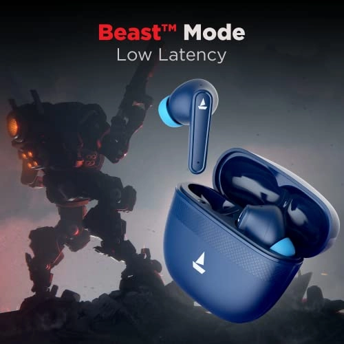 boAt Airdopes 113 TWS Wireless in Ear Earbuds with ENx Tech, Beast Mode, (Bold Blue) boAt Airdopes 113 TWS Wireless in Ear Earbuds with ENx Tech, Beast Mode, (Bold Blue)