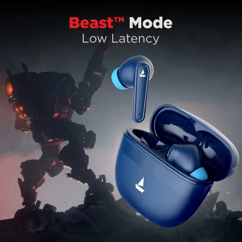 boAt Airdopes 113 TWS Wireless in Ear Earbuds with ENx Tech, Beast Mode, (Bold Blue) boAt Airdopes 113 TWS Wireless in Ear Earbuds with ENx Tech, Beast Mode, (Bold Blue)