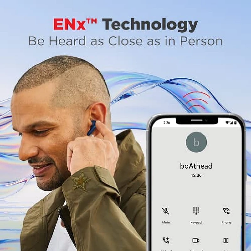 boAt Airdopes 113 TWS Wireless in Ear Earbuds with ENx Tech, Beast Mode, (Bold Blue) boAt Airdopes 113 TWS Wireless in Ear Earbuds with ENx Tech, Beast Mode, (Bold Blue)