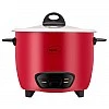 Pigeon by Stovekraft Ruby Rice Cooker with Single pot, 1.8 litres.(Red) Toughened Glass Lid 700 Watts 2 Aluminium Cooking Pot Pigeon by Stovekraft Ruby Rice Cooker with Single pot, 1.8 litres.(Red) Toughened Glass Lid 700 Watts 2 Aluminium Cooking Pot