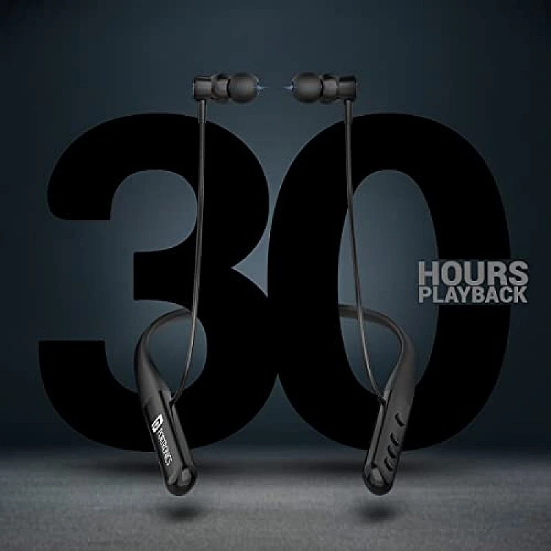 Portronics Harmonics Z4 Wireless Bluetooth 5.3 Neckband in Ear Earphones with mic Portronics Harmonics Z4 Wireless Bluetooth 5.3 Neckband in Ear Earphones with mic