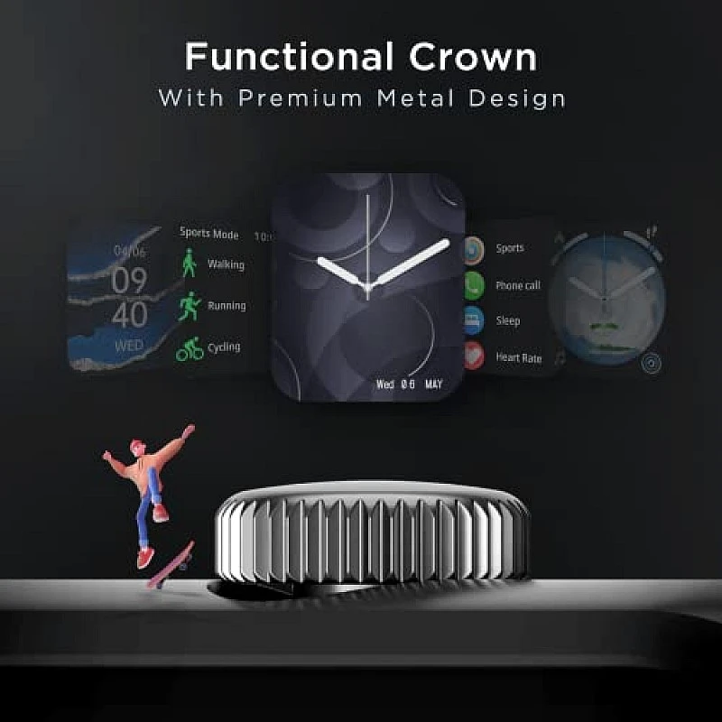 boAt Wave Edge Smart Watch with 1.85" HD Display, Advanced Bluetooth Calling Chip (Beige) boAt Wave Edge Smart Watch with 1.85" HD Display, Advanced Bluetooth Calling Chip (Beige)