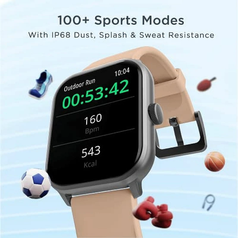 boAt Wave Edge Smart Watch with 1.85" HD Display, Advanced Bluetooth Calling Chip (Beige) boAt Wave Edge Smart Watch with 1.85" HD Display, Advanced Bluetooth Calling Chip (Beige)