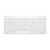 HP 350 Compact Multi-Device Bluetooth Keyboard; Spill Resistant; Swift Pair; OS Auto-Detection, LED Indicator, Battery Life WHITE