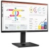 LG 24 inch QHD (2K) 2560x1440 Pixels Monitor Height Adjust, Pivot (2Way), Swivel, Tilt, USB-C (65W PD) Display Port 24QP750 Black