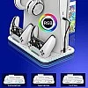 Ant Esports Dock5 RGB with Cooling Fan and Dual Controller Charger Station, PS5 White Ant Esports Dock5 RGB with Cooling Fan and Dual Controller Charger Station, PS5 White