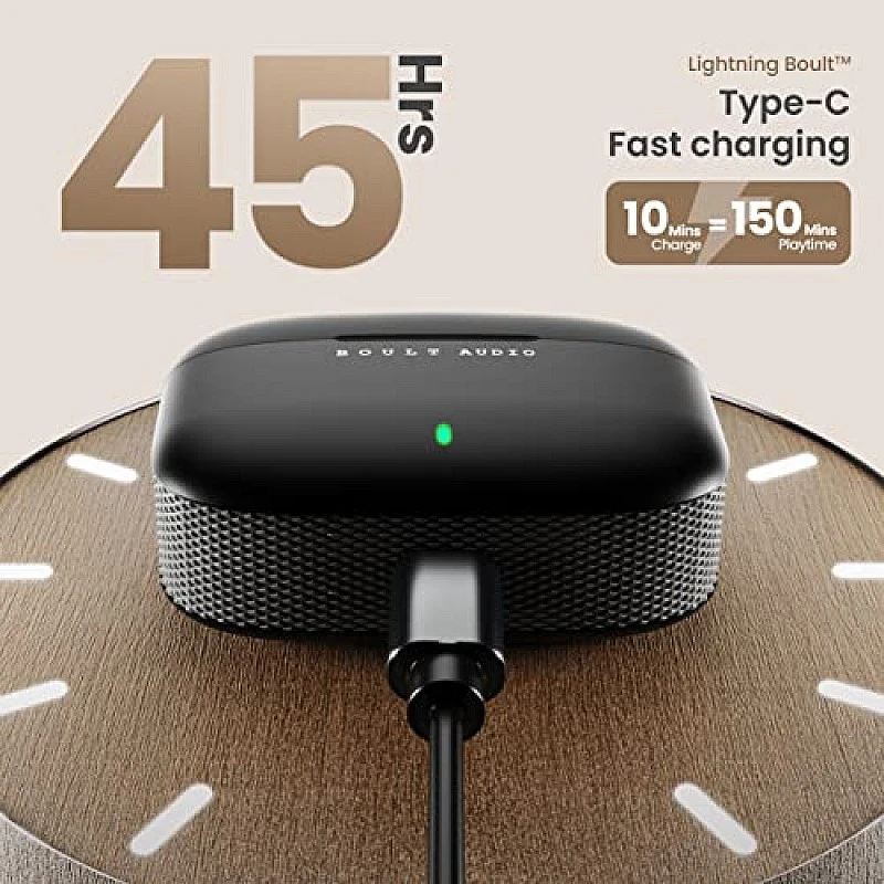 Boult Audio X10 True Wireless in Ear Earbuds with 45H Playtime (Black) Boult Audio X10 True Wireless in Ear Earbuds with 45H Playtime (Black)