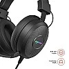 Amazon Basics Wired Over Ear Gaming Headphones mic for PC, Laptop | Static RGB | (Black) Amazon Basics Wired Over Ear Gaming Headphones mic for PC, Laptop | Static RGB | (Black)