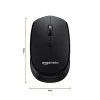 Amazon Basics Wireless Optical Mouse with 2.4Ghz, USB Nano Dongle, Optical Orientation, Click Wheel, Adjustable Dpi Black Amazon Basics Wireless Optical Mouse with 2.4Ghz, USB Nano Dongle, Optical Orientation, Click Wheel, Adjustable Dpi Black
