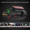 Sprugal Car Dashcam DVR Camera 360 Degree Lens, FHD 1080P IPS Screen, Night Vision Parking Monitoring Sprugal Car Dashcam DVR Camera 360 Degree Lens, FHD 1080P IPS Screen, Night Vision Parking Monitoring