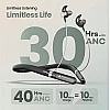 Boult Audio Curve ANC Wireless in Ear Wireless Earphones with 25dB Active Noise Cancellation, ENC Mic, 30H Playtime, 60ms (Black) Boult Audio Curve ANC Wireless in Ear Wireless Earphones with 25dB Active Noise Cancellation, ENC Mic, 30H Playtime, 60ms (Black)