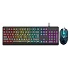 Dyazo Wired Gaming Keyboard and Mouse Combo Static RGB Static Light (only 2 Modes on & Off) for Windows Compatible for PC, Laptop (Black) Dyazo Wired Gaming Keyboard and Mouse Combo Static RGB Static Light (only 2 Modes on & Off) for Windows Compatible for PC, Laptop (Black)