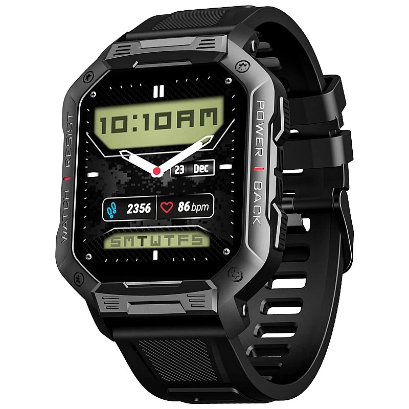 boAt Wave Armour with 1.83 HD Display, Bluetooth Calling, Rugged Design Active Black with Silver Dial boAt Wave Armour with 1.83 HD Display, Bluetooth Calling, Rugged Design Active Black with Silver Dial