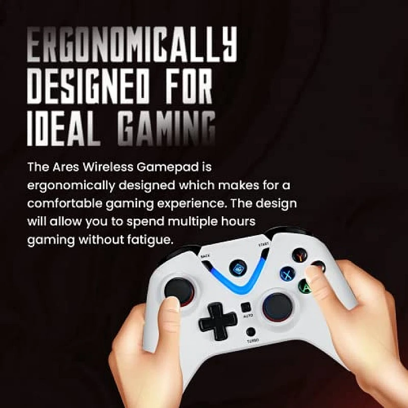 Cosmic Byte ARES Wireless Controller for PC White Cosmic Byte ARES Wireless Controller for PC White