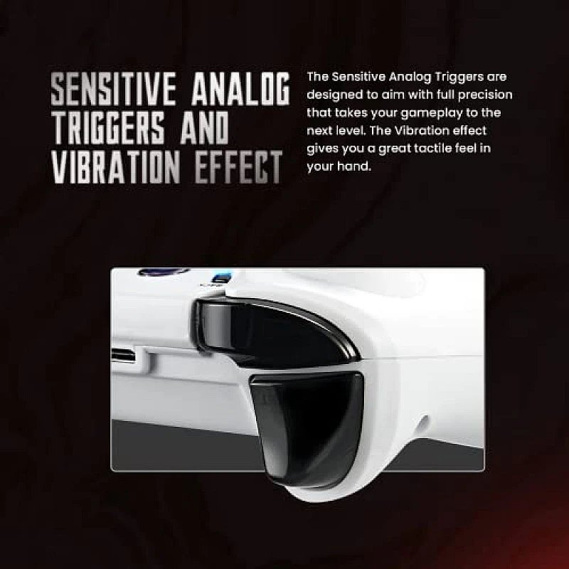 Cosmic Byte ARES Wireless Controller for PC White Cosmic Byte ARES Wireless Controller for PC White