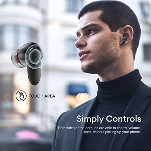 IKODOO Buds Z Truly Wireless in-Ear Earbuds with Mic, AI-ENC, Upto 28 Hrs Playtime, 10mm Bass Drivers, Bluetooth 5.3, Quick Pair, IPX4, Black IKODOO Buds Z Truly Wireless in-Ear Earbuds with Mic, AI-ENC, Upto 28 Hrs Playtime, 10mm Bass Drivers, Bluetooth 5.3, Quick Pair, IPX4, Black