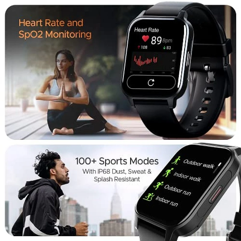 boAt Xtend Call Plus Smart Watch with 1.91HD Display Advanced BT Calling Active Black boAt Xtend Call Plus Smart Watch with 1.91HD Display Advanced BT Calling Active Black