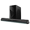 boAt Aavante Bar Stark Bluetooth Soundbar with 160W RMS Signature Sound, 2.1 Channel w/Wireless (Premium Black) boAt Aavante Bar Stark Bluetooth Soundbar with 160W RMS Signature Sound, 2.1 Channel w/Wireless (Premium Black)
