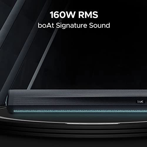 boAt Aavante Bar Stark Bluetooth Soundbar with 160W RMS Signature Sound, 2.1 Channel w/Wireless (Premium Black)