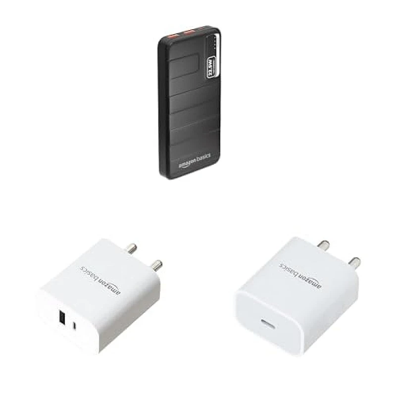 Airtree 10000mAh 22.5W Lithium-Polymer Power Bank Triple Output Fast Charging, Black, Type-C Cable Included Airtree 10000mAh 22.5W Lithium-Polymer Power Bank Triple Output Fast Charging, Black, Type-C Cable Included