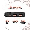 Airtree 10000mAh 22.5W Lithium-Polymer Power Bank Triple Output Fast Charging, Black, Type-C Cable Included Airtree 10000mAh 22.5W Lithium-Polymer Power Bank Triple Output Fast Charging, Black, Type-C Cable Included