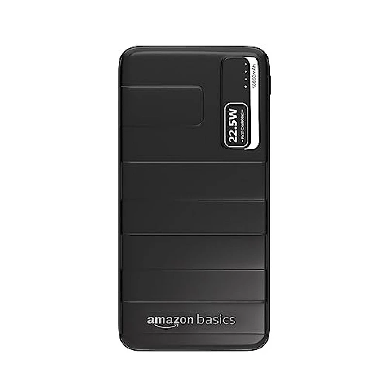 Airtree 10000mAh 22.5W Lithium-Polymer Power Bank Triple Output Fast Charging, Black, Type-C Cable Included Airtree 10000mAh 22.5W Lithium-Polymer Power Bank Triple Output Fast Charging, Black, Type-C Cable Included
