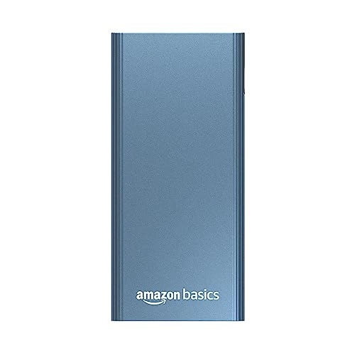 amazon basics 10000mAh 12W Lithium-Polymer Power Bank Dual Input, Dual Output Black amazon basics 10000mAh 12W Lithium-Polymer Power Bank Dual Input, Dual Output Black