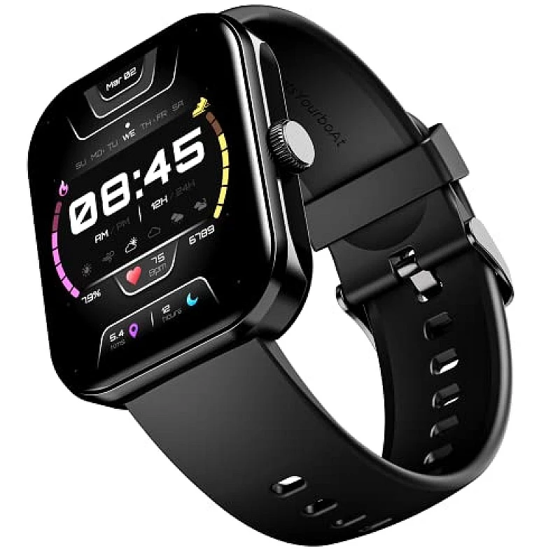 boAt Ultima Call Max Smart Watch with 2" Big HD Display, Advanced BT Calling, 100 (Active Black) boAt Ultima Call Max Smart Watch with 2" Big HD Display, Advanced BT Calling, 100 (Active Black)