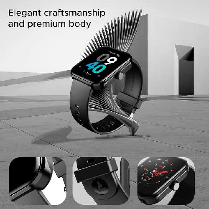 boAt Ultima Call Max Smart Watch with 2" Big HD Display, Advanced BT Calling, 100 (Active Black) boAt Ultima Call Max Smart Watch with 2" Big HD Display, Advanced BT Calling, 100 (Active Black)