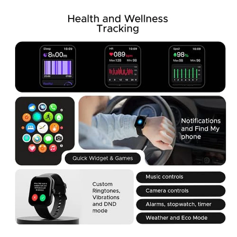 boAt Ultima Call Max Smart Watch with 2" Big HD Display, Advanced BT Calling, 100 (Active Black) boAt Ultima Call Max Smart Watch with 2" Big HD Display, Advanced BT Calling, 100 (Active Black)