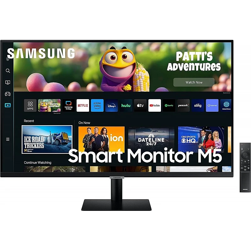 Samsung 27-Inch LCD M5 FHD Smart Monitor, Mouse and Keyboard Control Ls27Cm500Ewxxl Black Samsung 27-Inch LCD M5 FHD Smart Monitor, Mouse and Keyboard Control Ls27Cm500Ewxxl Black