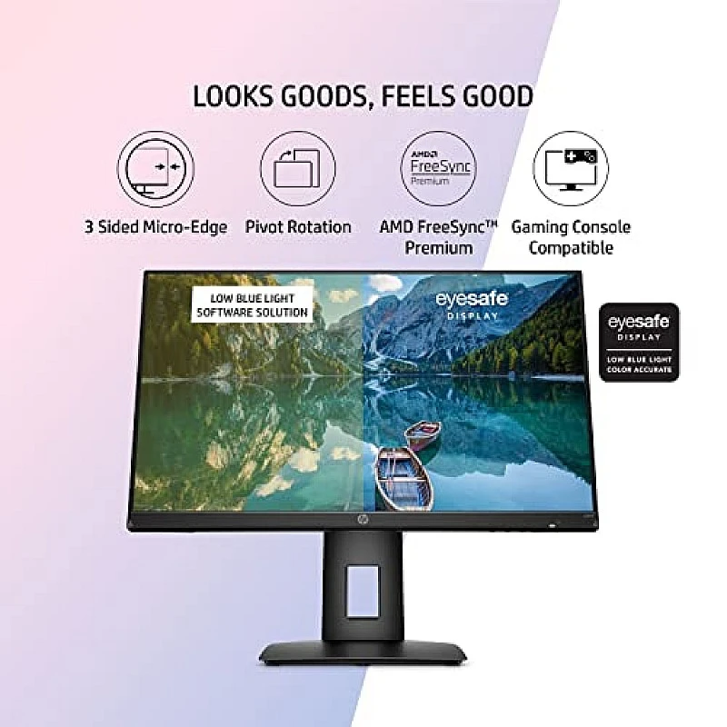 HP X24Ih 13L82Aa, 23.8 inch (60.452 cm) 1920 X 1080 Pixels, Fhd Gaming Led Monitor with 350 Nits IPS Panel (Black) HP X24Ih 13L82Aa, 23.8 inch (60.452 cm) 1920 X 1080 Pixels, Fhd Gaming Led Monitor with 350 Nits IPS Panel (Black)