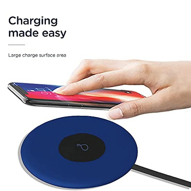 Pebble Sense Pro -Ultra Fast Qi-Certified 15W Max Fast Wireless Charging Pad, Compatible with (No AC Adapter) Pebble Sense Pro -Ultra Fast Qi-Certified 15W Max Fast Wireless Charging Pad, Compatible with (No AC Adapter)