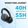 soundcore by Anker, Space One Active Noise Cancelling Bluetooth Headphones with Travel