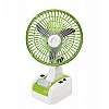Globex 8-Inch Rechargeable Table Fan with LED Lamp 400 mm Ultra High Speed 3 Blade Table Fan (Green) Globex 8-Inch Rechargeable Table Fan with LED Lamp 400 mm Ultra High Speed 3 Blade Table Fan (Green)