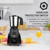 Crompton DS 500 BLK 500-Watt Mixer Grinder with Powertron Motor Motor Vent-X Technology (3 Stainless Steel Jars, Black Grey Crompton DS 500 BLK 500-Watt Mixer Grinder with Powertron Motor Motor Vent-X Technology (3 Stainless Steel Jars, Black Grey